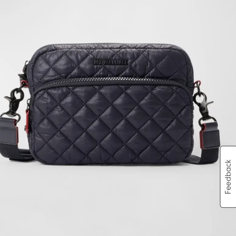 MZ Wallace Metro Camera Crossbody Bag in black NWOT